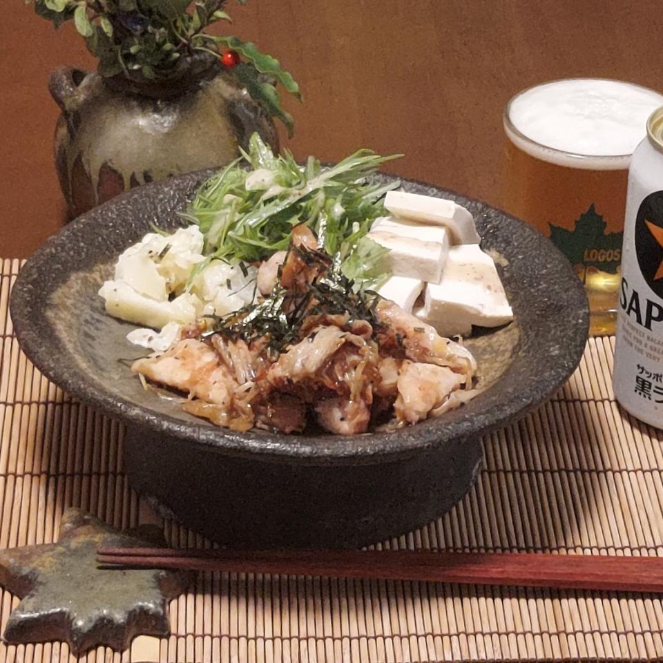 まりおさんの♫やげん軟骨のたらこ炒め🍺
しめじがえのきに！！！(;ﾟдﾟ)なっちゃった！
